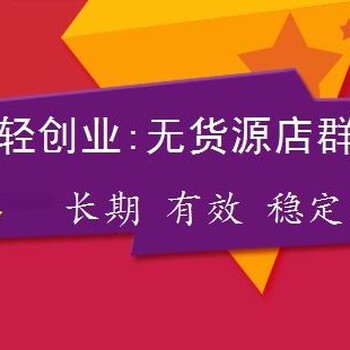 江西九江拼多多店群创业无货源网店工作室加盟