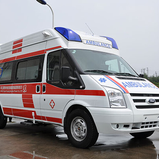 天津中心医院病人出院120救护车出租,长途救护车