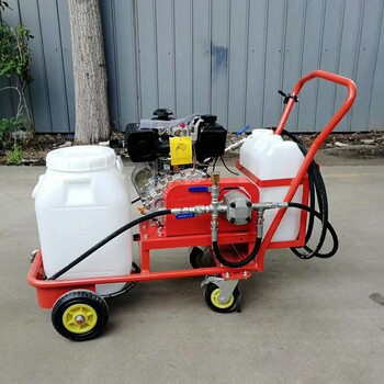 手推式瀝青撒布機乳化瀝青噴灑車液壓齒輪泵噴灑車
