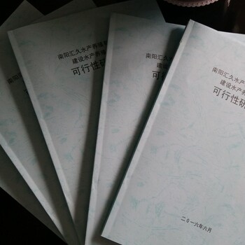 绵阳写可行性分析报告编制报告