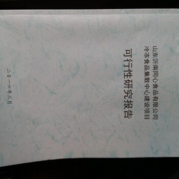 中山公司編制可研報(bào)告