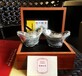 西安木盒装银元宝做字银婚纪念礼品