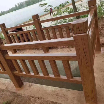 安順水泥仿木護欄河道公園欄桿景區(qū)泉州池塘河邊混凝土欄桿圍欄廠