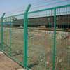 商洛鐵路護欄道路廠區河道施工防護圍擋墻帶框架鋼絲隔離柵護欄網