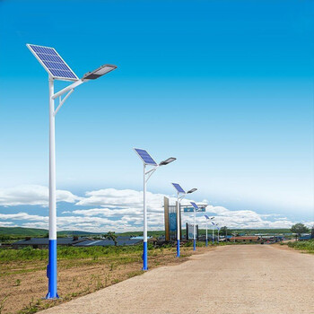 美丽乡村农村道路60W太阳能路灯施工安装