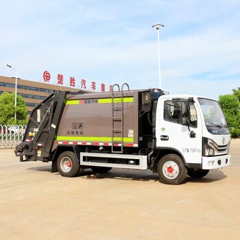 東風(fēng)多利卡壓縮垃圾車一車可裝100垃圾桶