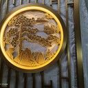 酒店餐厅仿古铜雕刻背景墙实心铝板雕刻壁画工艺品雕刻厂家