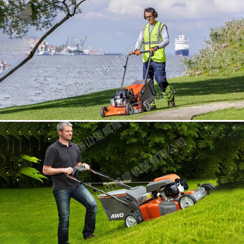 富世華Husqvarna草坪車LC-219手推式四沖程草坪修剪除草機打草機