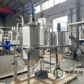食品廠油脂設備全套煎炸油提煉設備大豆油脫磷脫水去氧化設備
