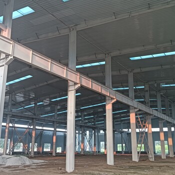 忻州钢结构车间安装原平厂房料棚
