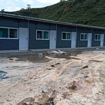 拆裝沁水項目活動房晉城玻璃幕打包箱房供應