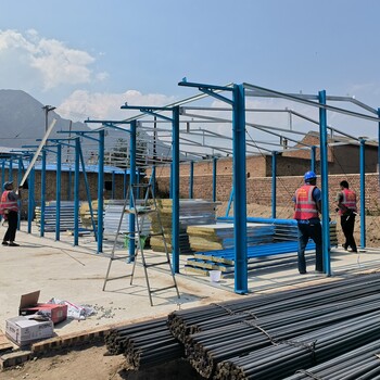岢岚活动板房设计安装忻州防火岩棉彩钢厂