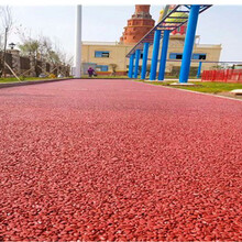  Construction picture of Shanghai Changning producing cement embossed pavement color concrete floor materials
