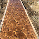 上海徐匯壓花路面水泥地坪材料地面壓花模具廣場公園水上樂園