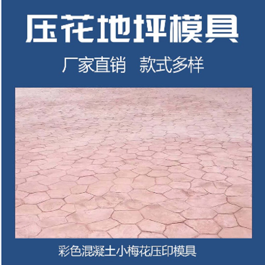 广东汕头水泥压花路面模具景观公园小区施工