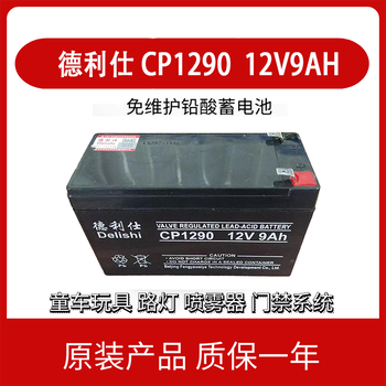 德利仕CP129O铅酸蓄电池12V9AH阀控式UPS/EPS/直流屏