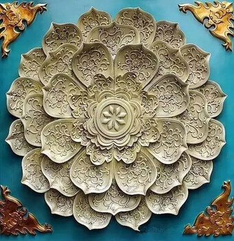 園林景觀寺廟擺件石雕蓮花座