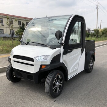 電動(dòng)四輪皮卡貨車小型欄板車微型小貨車