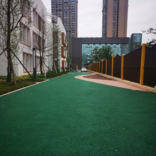 上海冷拌透水沥青地坪施工环保型彩色路面材料供应