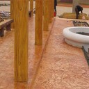 上海街道混凝土壓花地面強化料工字磚壓花地坪模具廠家