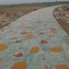 新疆人字砖压花地坪模具仿木纹压花路面材料强化料