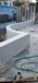 江苏南通景观坐凳白色泰科砼混凝土现场施工UHPC泰克石材料加工厂
