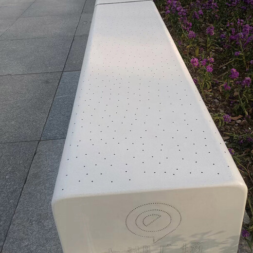 上海UHPC泰克石混凝土工艺广场无机磨石花坛坐凳现场施工可预制