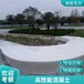 浙江台州景观路面泰克石花坛造型设计安装泰科仿石材料