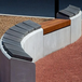 河北泰科砼石混凝土花坛安装无机磨石异形坐凳安装