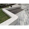 浙江泰科砼石異型花壇設計圖分析施工無機磨石坐凳預制安裝