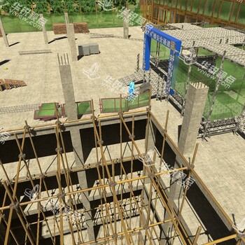 VR建筑五大傷害_工地事故3D情景還原_廣州華銳互動