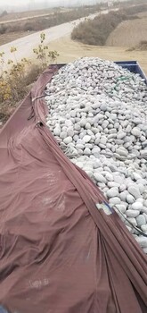 厦门海沧区人工水系铺设鹅卵石