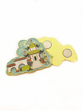 文創(chuàng)金屬冰箱貼定制博物館冰箱貼建筑冰箱貼制作圖片