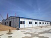 陕西榆林彩钢房生产搭建，内走廊横山活动板房抗风安装