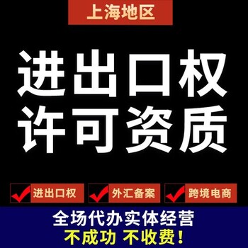 上海地區(qū)審辦進出口資質(zhì)全程解析