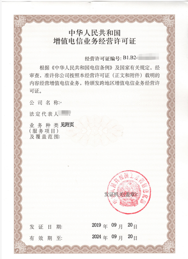 上海因特网接入服务业务代办年检