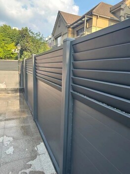 西安铝艺护栏新中式铝合金围栏户外栏杆阳台庭院大门院子围栏