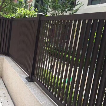 宝鸡铝合金栅栏别墅护栏杆中式室外围栏铝艺护栏定做