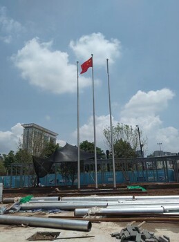 延安不銹鋼錐形旗桿廠家學(xué)校幼兒園旗桿戶外旗桿怎么賣