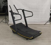 厂家直供商用无动力跑步机弧形尼龙跑带室内健身无动力跑步机