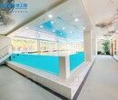 幼兒園鋼化玻璃泳池定制圖片