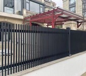 西安铝艺护栏新中式铝合金围墙围栏别墅庭院铝栏杆定制