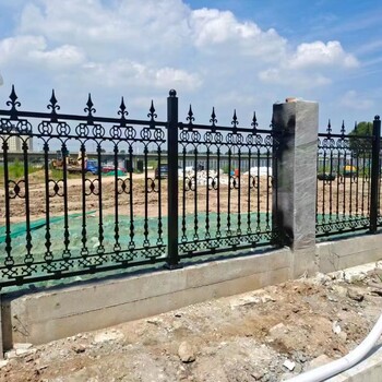 榆林小区围墙护栏锌钢护栏价格铁艺护栏别墅庭院围栏