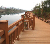西安塑木围栏景观庭院护栏生态景观围栏定制