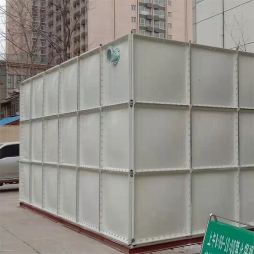 宁波生产玻璃钢水箱、玻璃钢拼装水箱图片
