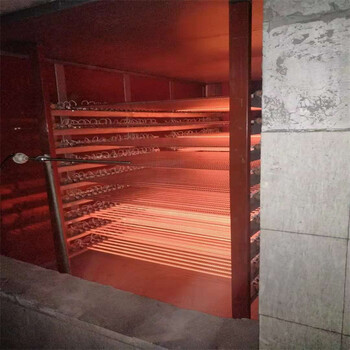 煤礦井口供暖熱風爐型號：700KW煤礦井口供暖熱風爐-電熱風爐工作原理燃燒方式：室燃爐