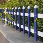岱山草坪护栏PVC塑钢绿化带围栏户外花园路边栅栏
