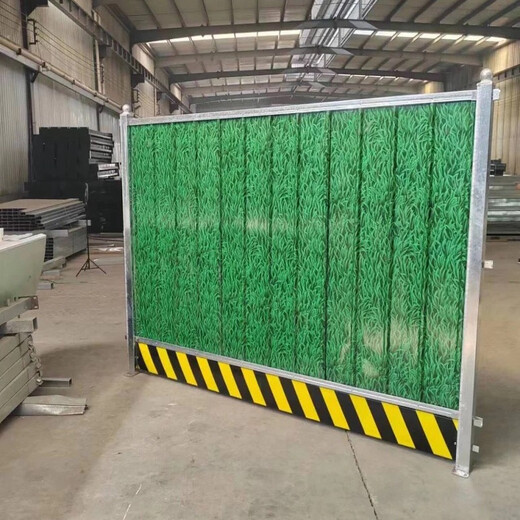 浙江義烏道路施工彩鋼圍擋、建筑隔離臨時(shí)移動(dòng)防護(hù)馬路工程泡沫板