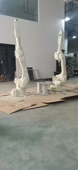 ABB焊接機(jī)器人翻新噴漆、鋼結(jié)構(gòu)除銹刷漆，罐體噴漆
