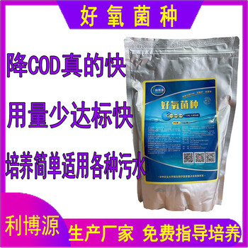 污水凈水材料降COD菌種